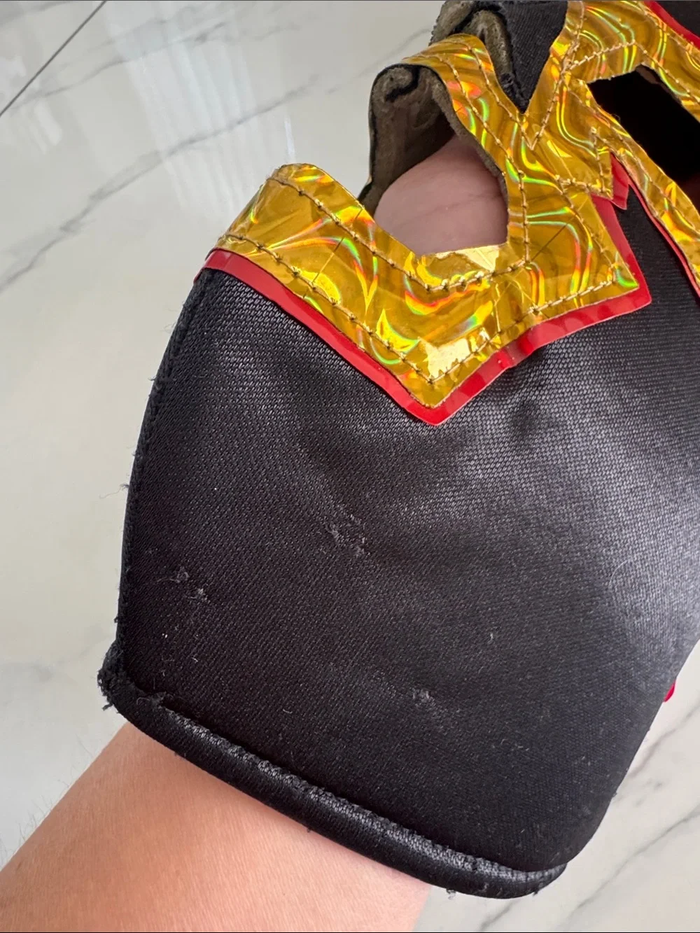 Halloween Kids Superhero Luchador Mexican Masks Set - Red, Black & Green